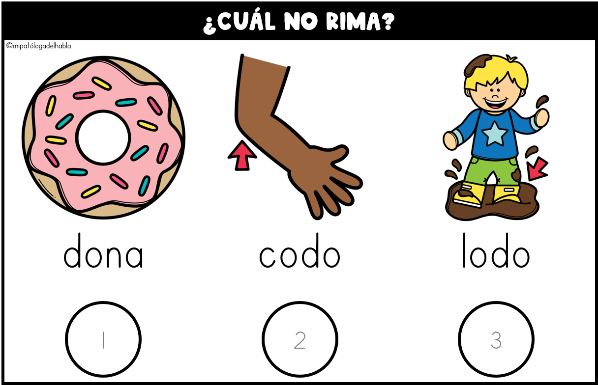 Conciencia intrasilábica o rima